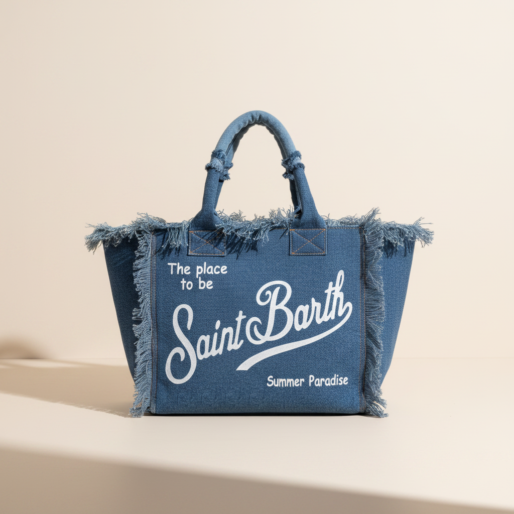 Dolce Riva - Blue Denim Beach Bag
