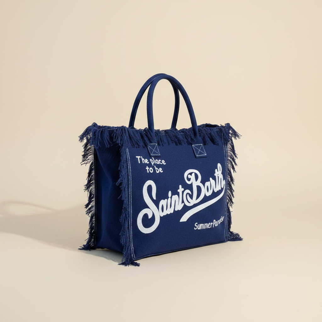 Dolce Riva - Navy Blue Beach Bag