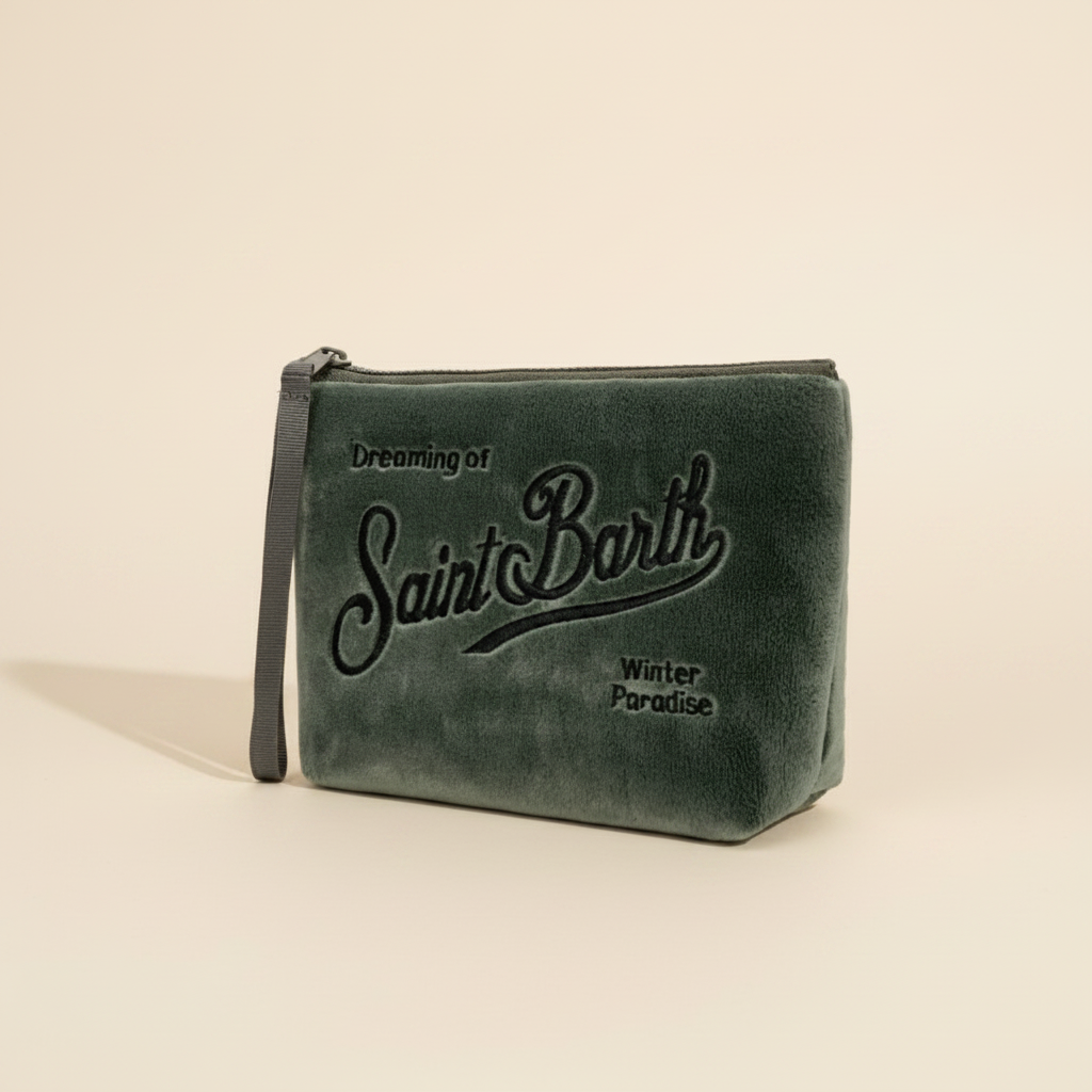 Dolce Riva - Green Velvet Pouch