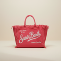 Dolce Riva - Red Canvas Beach Bag