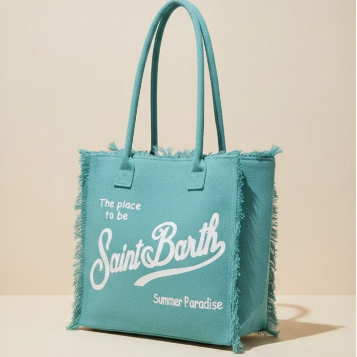 Dolce Riva - Aqua Green Beach Bag