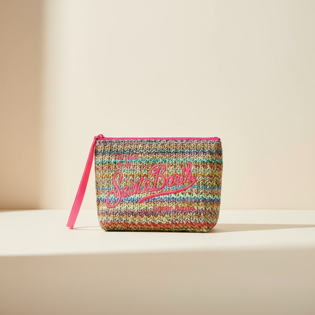 Dolce Riva - Multicolor Raffia Pouch