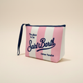 Dolce Riva - Pink Striped Pouch
