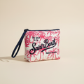Dolce Riva - Pink Palm Print Pouch