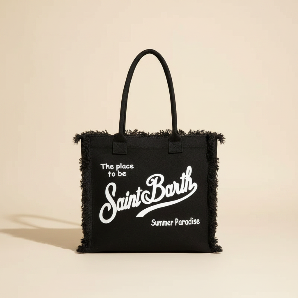 Dolce Riva - Black Beach Bag