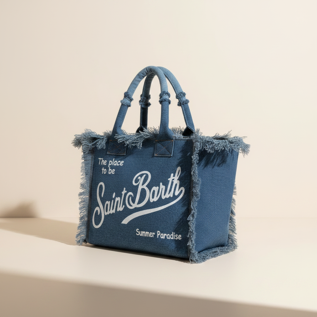 Dolce Riva - Blue Denim Beach Bag