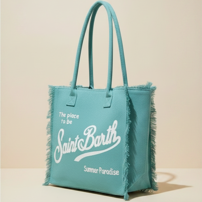 Dolce Riva - Aqua Green Beach Bag
