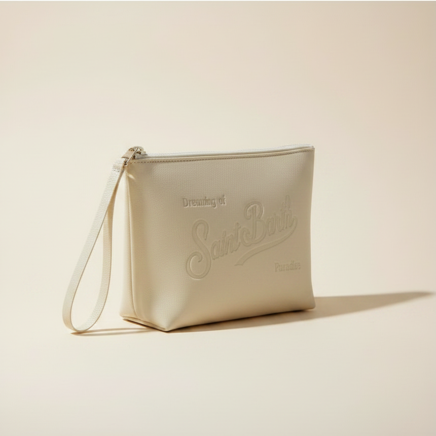 Dolce Riva - Ivory Embossed Pouch