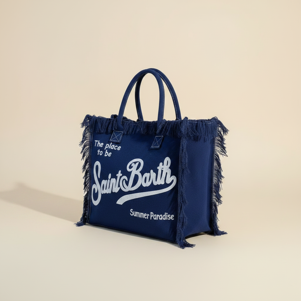 Dolce Riva - Navy Blue Beach Bag