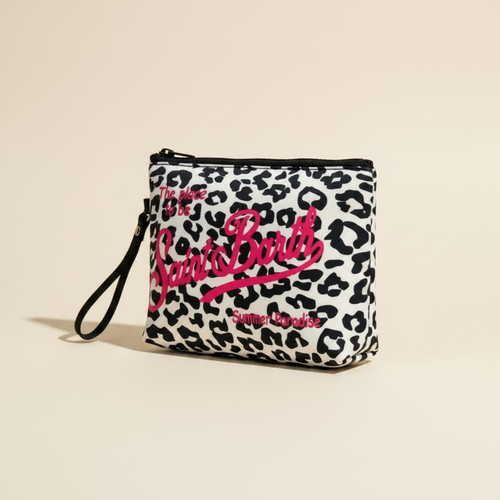 Dolce Riva - Black & White Leopard Pouch